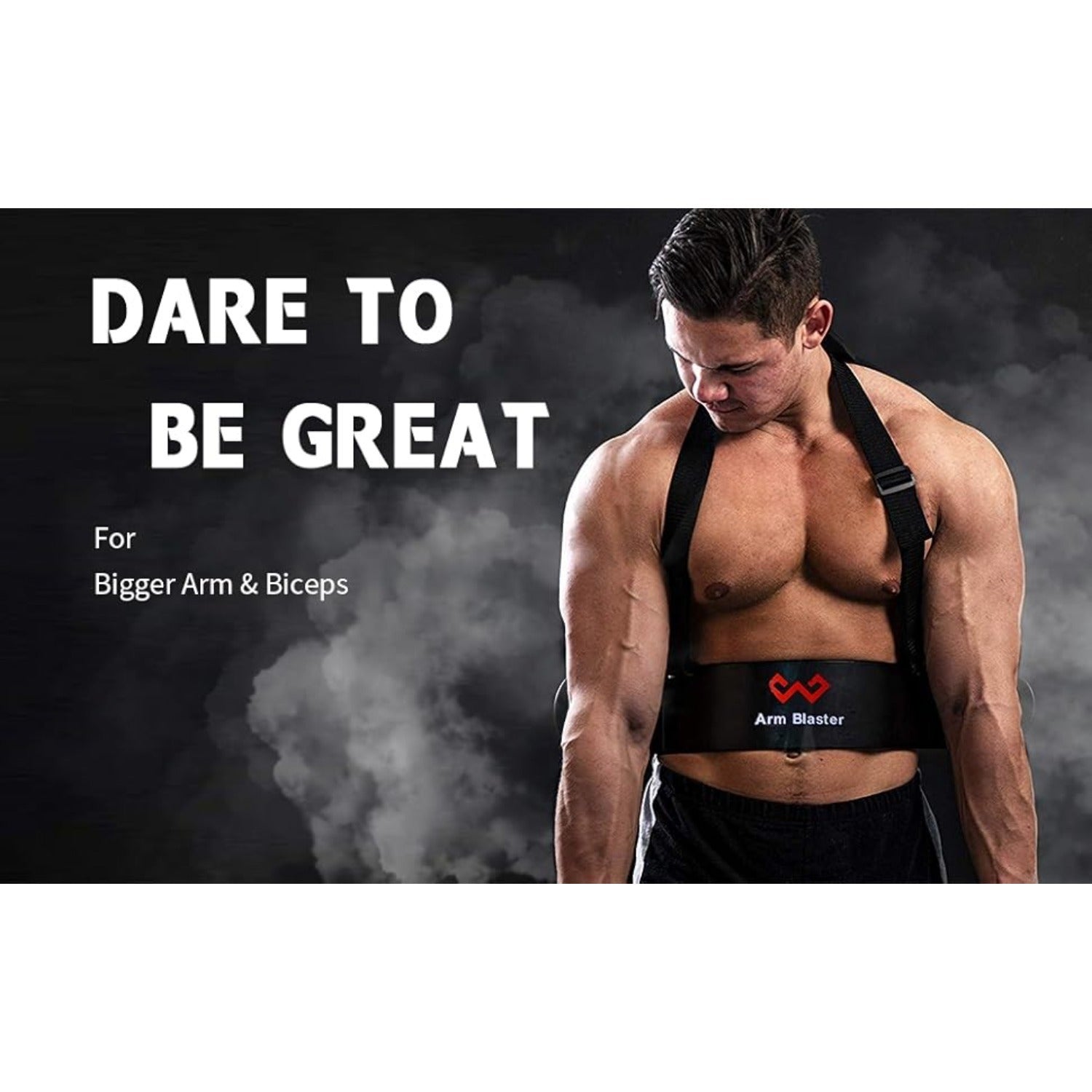 Adjustable Arm Blaster – Bicep Isolator for Barbell & Dumbbell