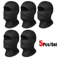 5-Pack Neck Gaiter Face Mask for Men & Women – UV Protection Balaclava Headscarf for Running, Hiking, Fishing, Cycling, Skiing & Outdoor Sports (11 Pattern Sets)