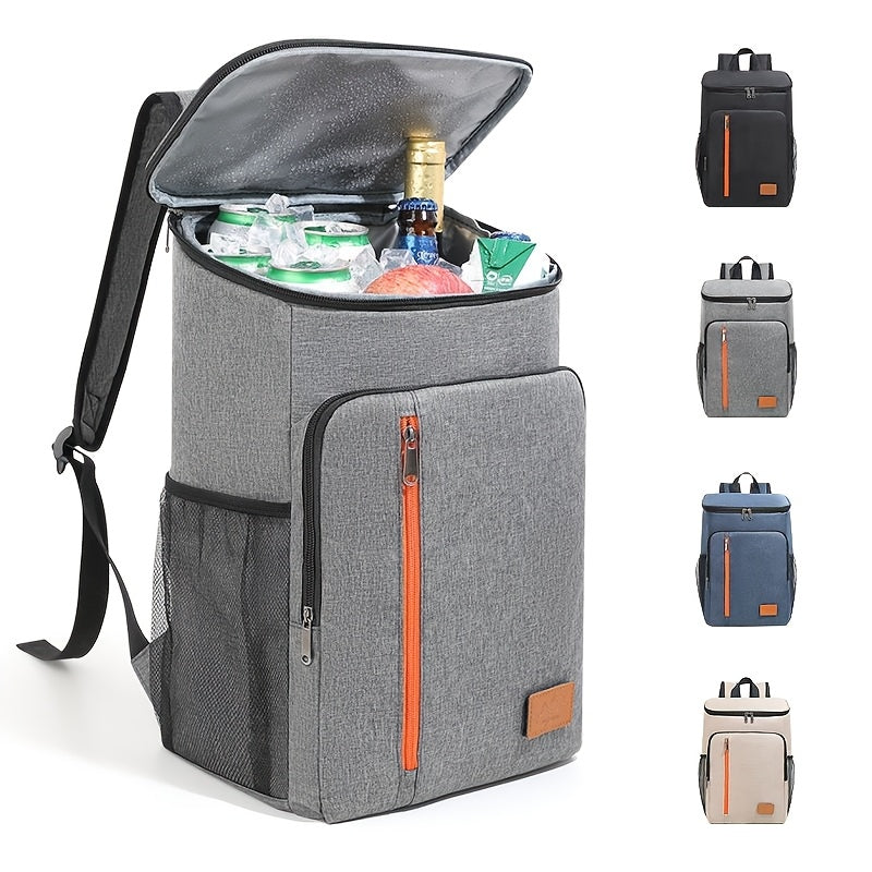 Insulated Cooler Backpack 30+ Can Capacity - Leakproof Shoulder Bag for BBQ, Lunch, Camping & Outdoor Travel, Works with Ice Packs, Unisex Design for Men & Women