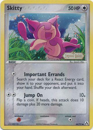 Skitty (64/92) (Stamped) [EX: Legend Maker]
