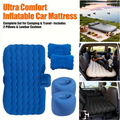 SUV Car Inflatable Mattress Rear Seat Air Bed for MPV Off-Road Vehicle Truck – Leak-Proof Wear-Resistant Composite Fabric Travel Camping Pad Portable Car Bed Accessories
