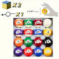 Billiard Ball Set 16-Piece 2-1/4 Inch Premium Pool Balls – Complete 8-Ball Set with Aiming Guide & 2 Chalks for Home Game Room, Bar & Tournament Play, Standard Size 57.2mm