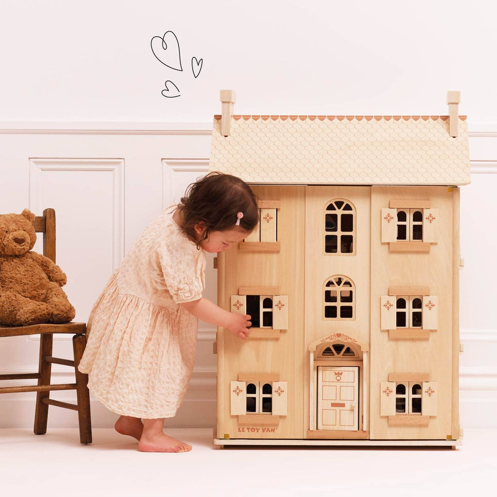 Le Toy Van The Grand Natural Wood Doll House
