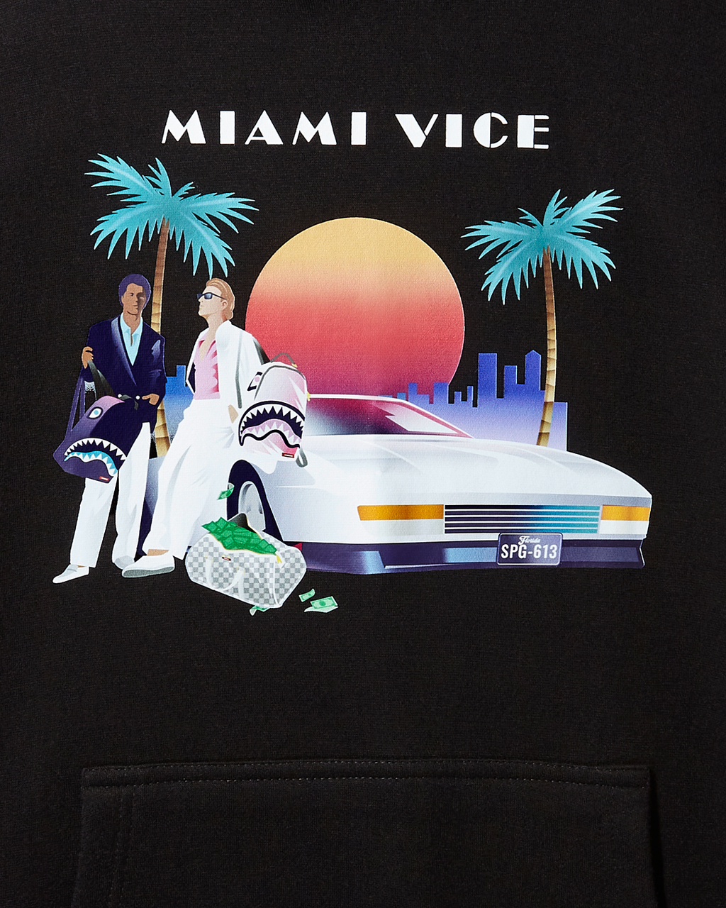 MIAMI VICE HOODY (BLACK)