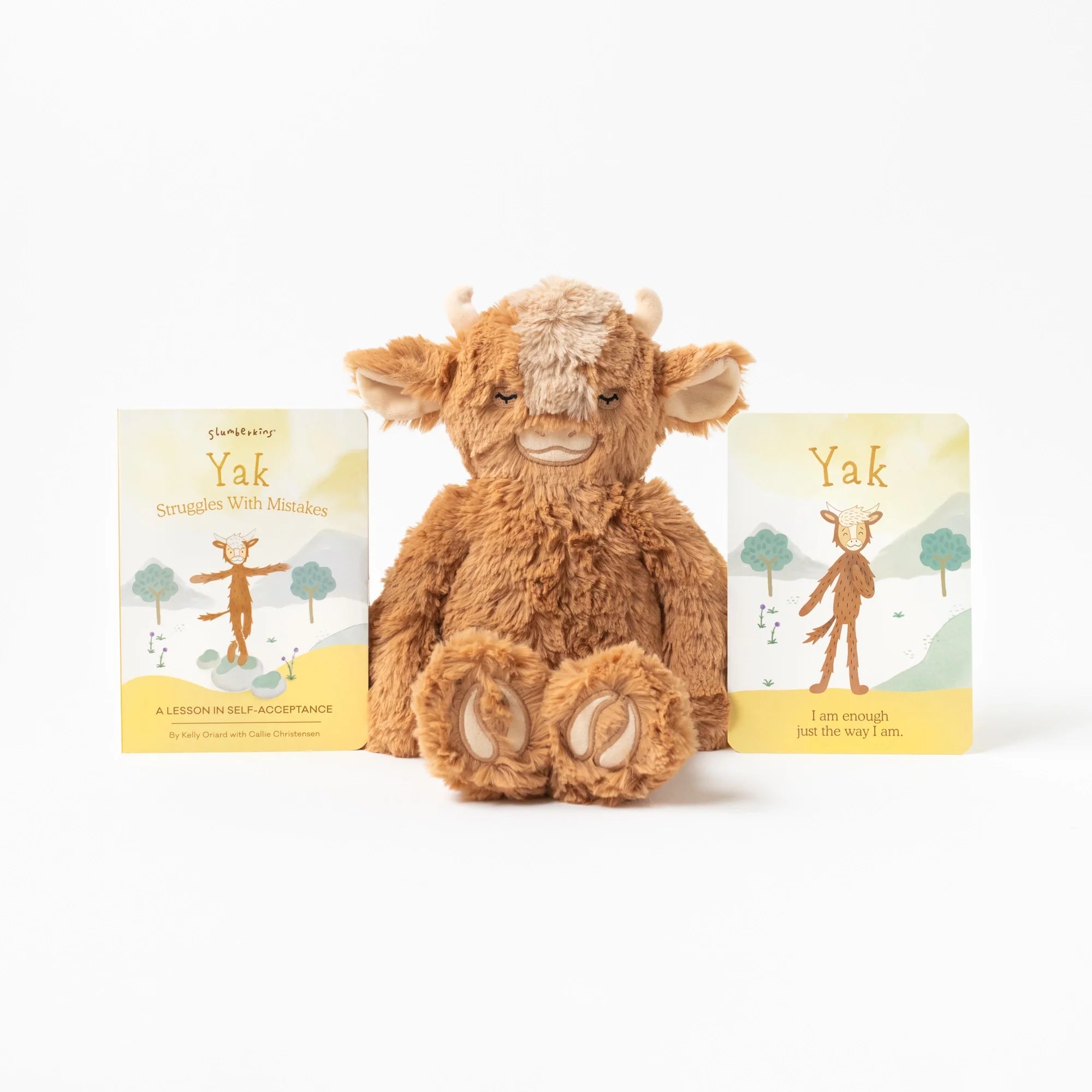 Slumberkins Yak Kin + Lesson Book On Self Acceptance