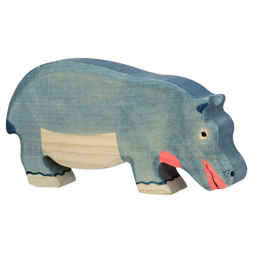 Holztiger Hippopotamus, Feeding