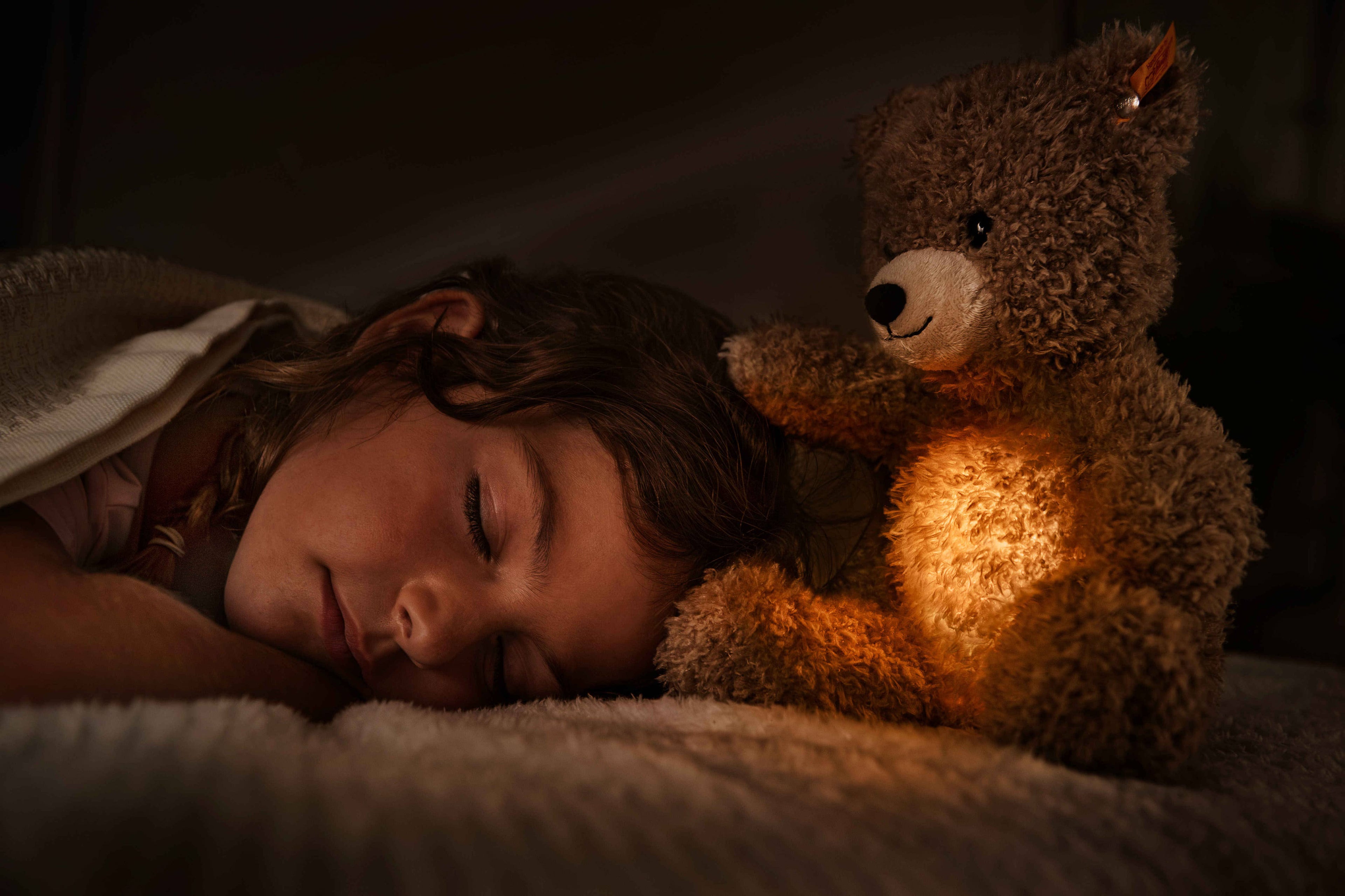 Steiff Light at Night Caspar Teddy Bear, 11 Inches