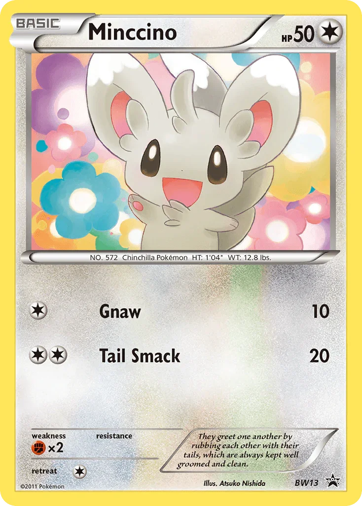 Minccino (BW13) (Cracked Ice Holo) [Black & White: Black Star Promos]
