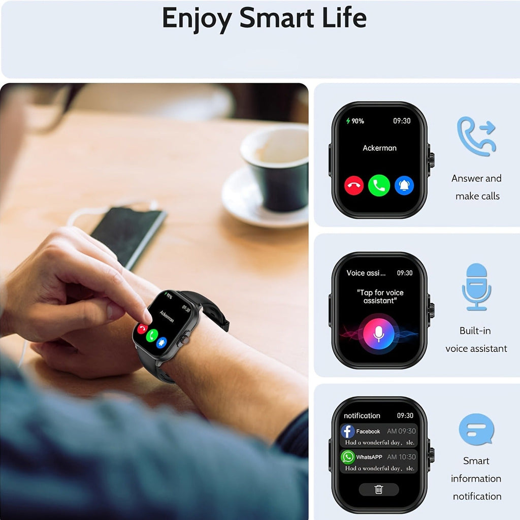 Smartwatch Bluetooth 5.1 Calling 2.01 Inch Display Multi Sport Modes