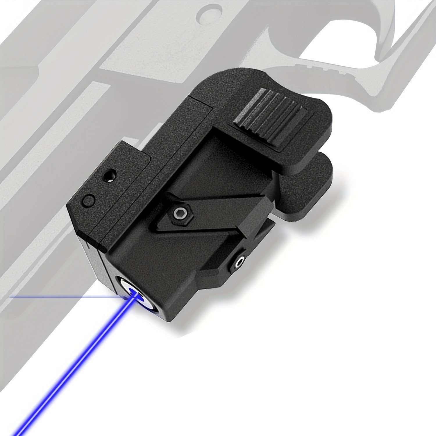 Laser Sight for Picatinny Rail Pistols – Green Red Blue Laser, CNC Aluminum, Low Profile, USB Rechargeable, 5-Hour Runtime, Fits Compact & Full-Size Handguns