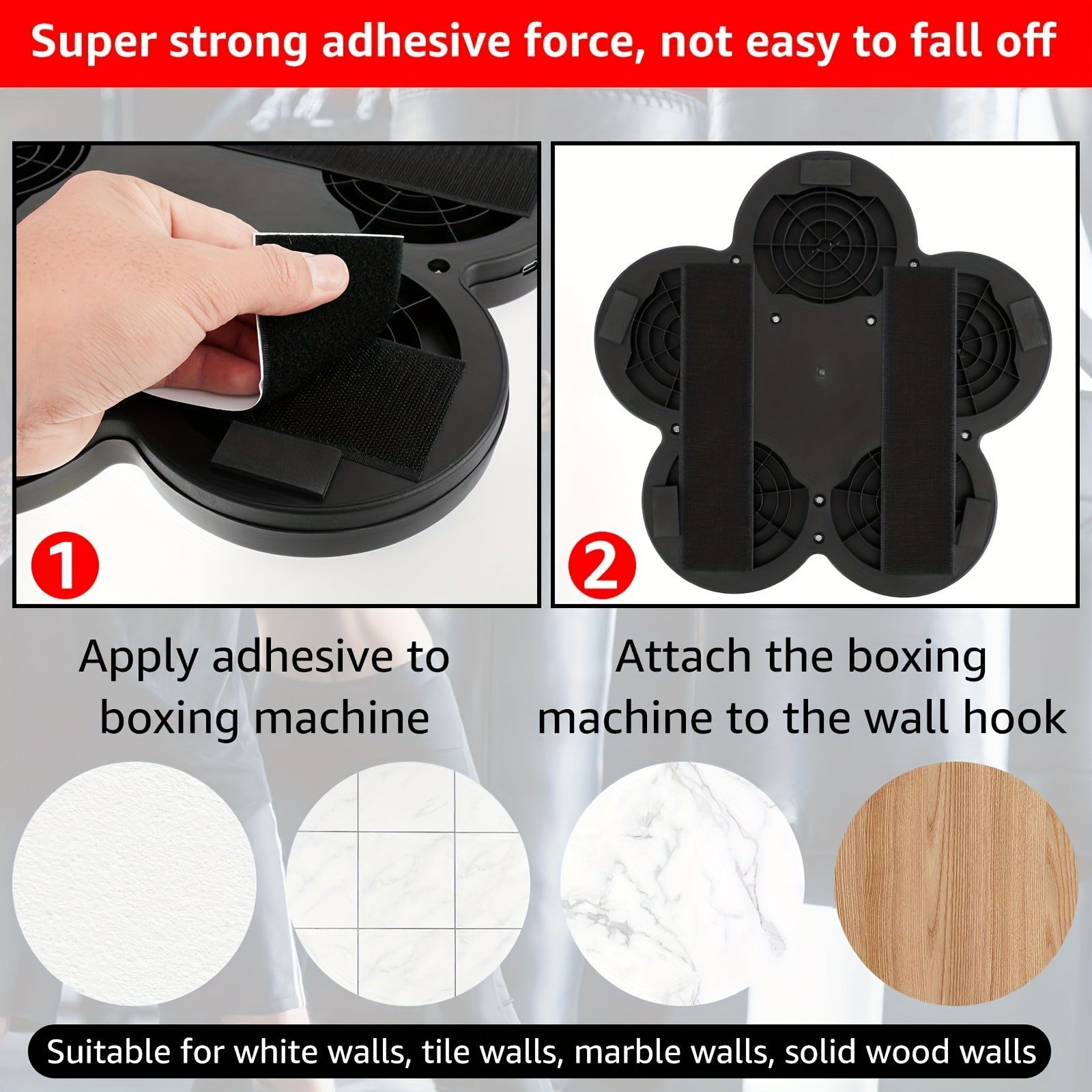 Wall Mounted Smart Boxing Machine Wireless Music Punching Trainer