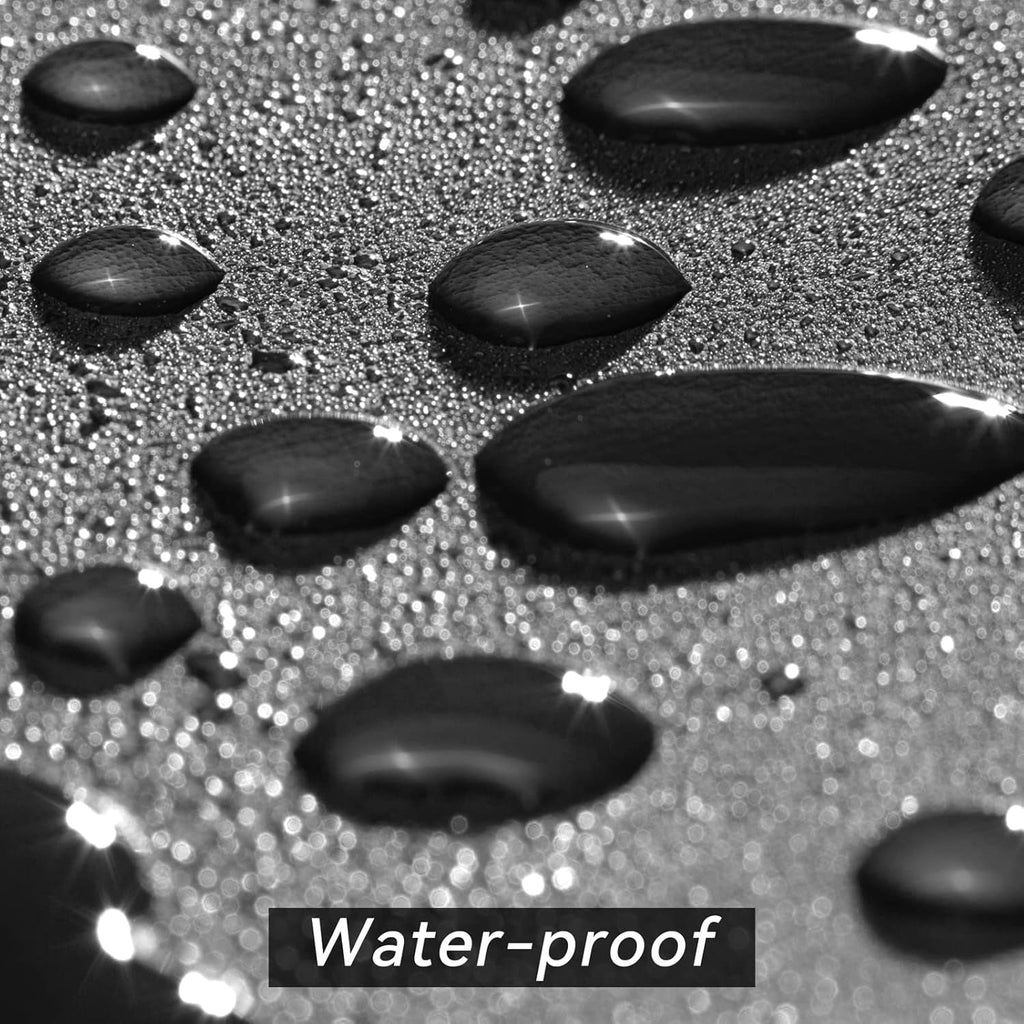 Leatherette Pool Table Cover 7 8 9FT Waterproof Tearproof Billiard Table Protector with Leg Cutouts Scratch-Resistant Easy-Clean Protective Cover Black