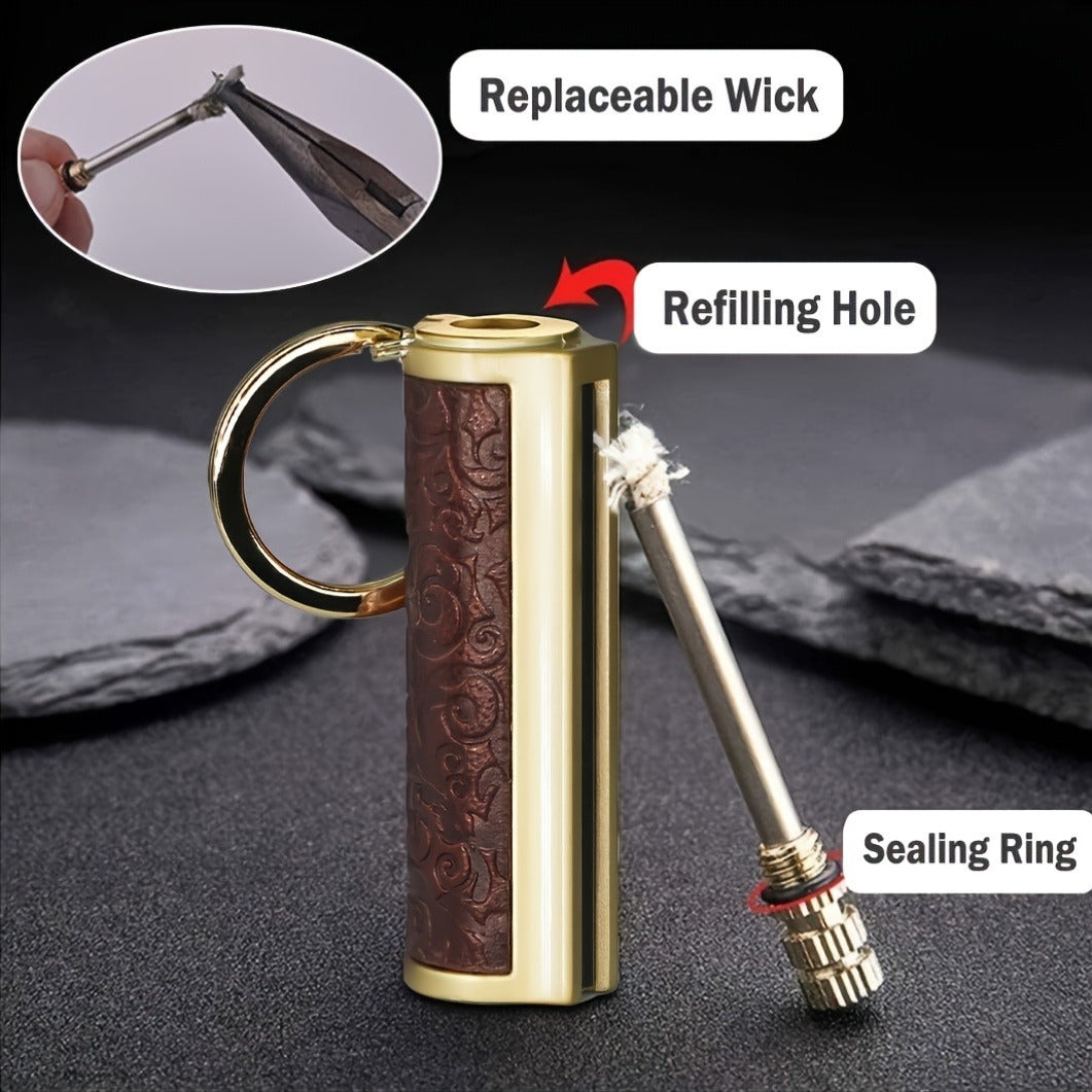 Permanent Match Fire Starter Set 4pcs, 10000-Strike Flint Metal Match Lighter with Keychain, Emergency Survival Fire Starter Kit for Outdoor Camping Hiking Backpacking, No Fuel No Battery Required