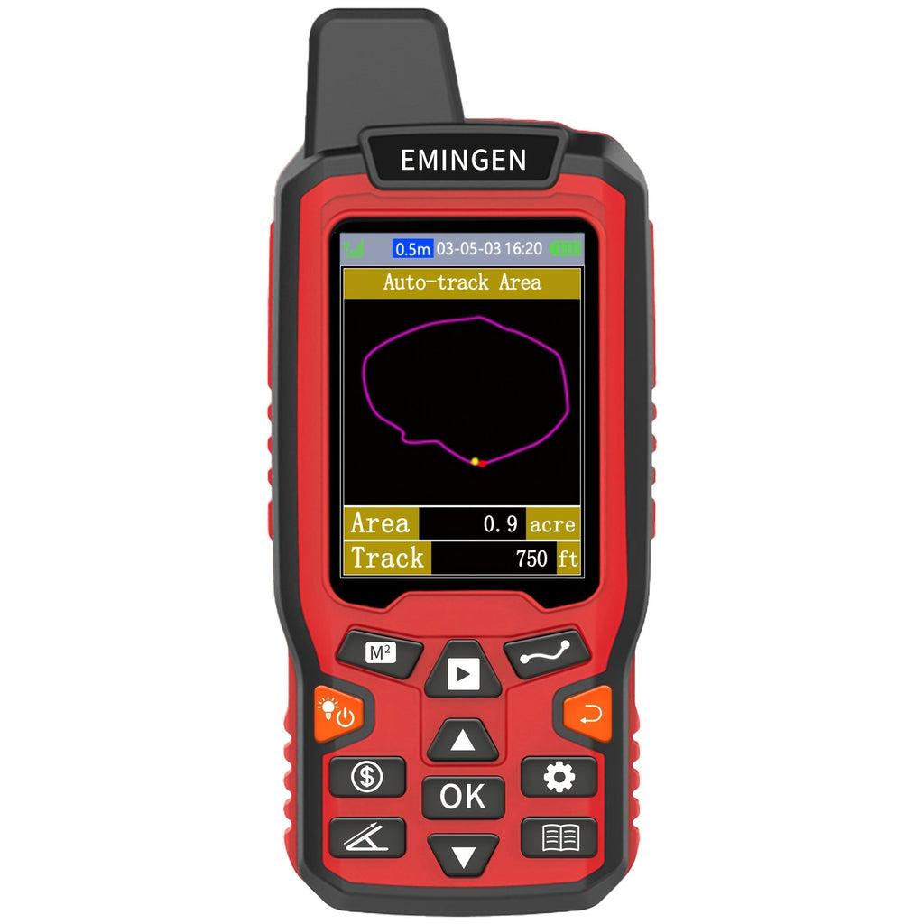 Handheld GPS Land Surveying Equipment – High-Precision 2.4" LCD Area Measuring Tool for Farmland, Forest, Ranch & Mining | ZL180