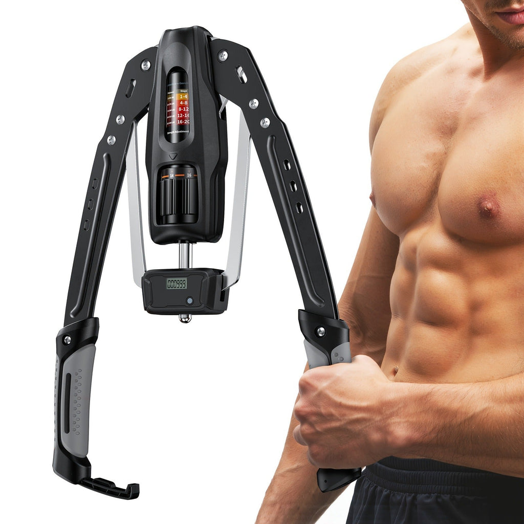 Chest Expander Twister Arm Exerciser 22-440LB Hydraulic Adjustable Resistance Shoulder Muscle Training Fitness Equipment for Home Gym