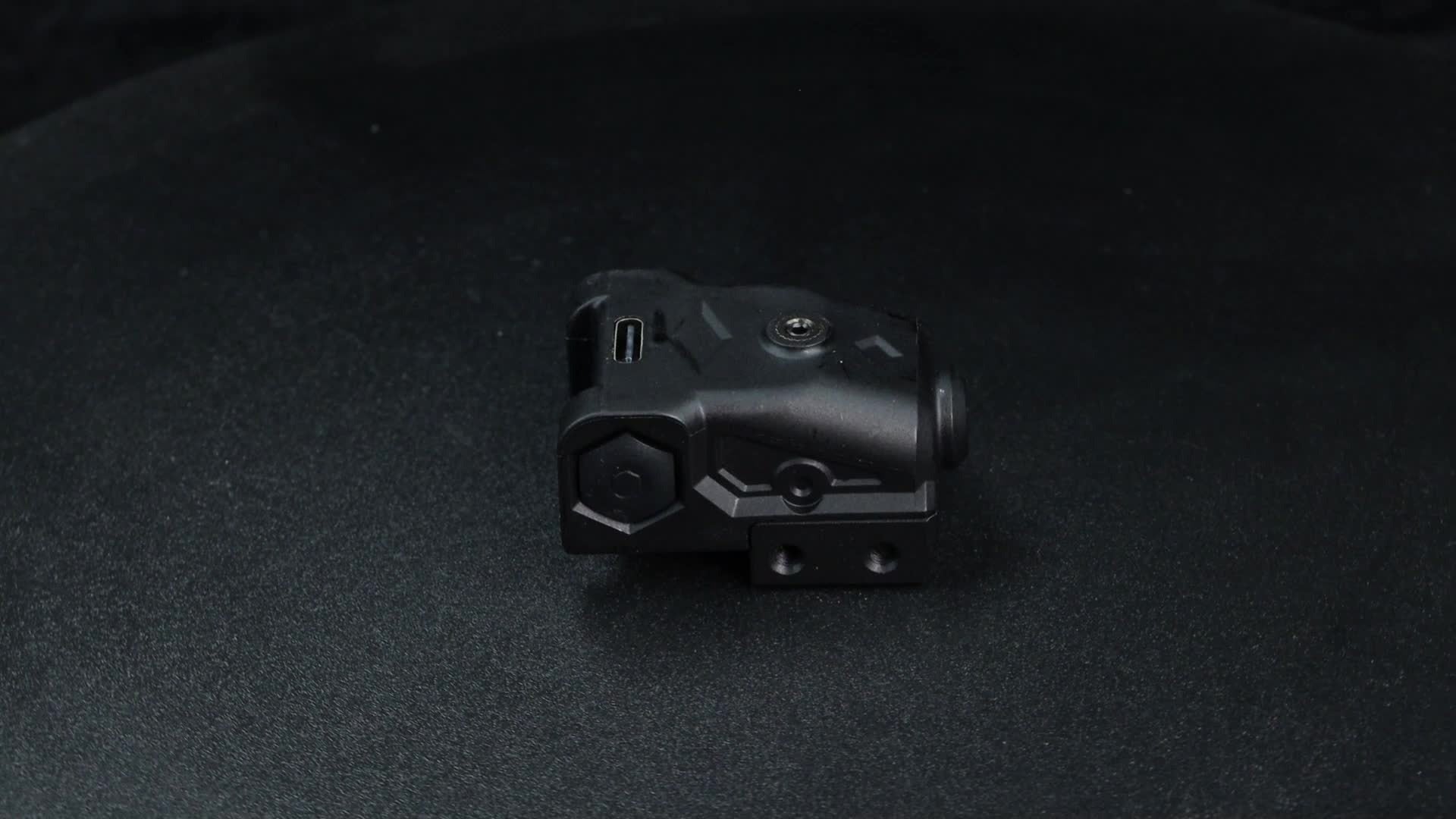 Pistol Laser Sight Ultra Compact Red Green Purple Laser for Guns with Type-C Charging – Universal 20mm Picatinny Rail Mount, Ambidextrous ON/OFF Switch, Left & Right Hand Compatible
