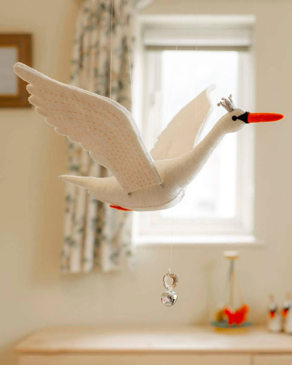 Handmade Swan Mobile