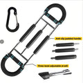 Arm Strength Trainer Three-Bar Chest Expander, Adjustable Multi-Level Resistance, Portable Detachable Forearm & Chest Workout Device for Home Gym, Strength Training & Muscle Building