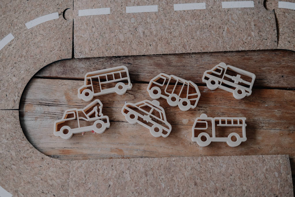 Service Vehicle Cutter Set - Eco Playdough Tool