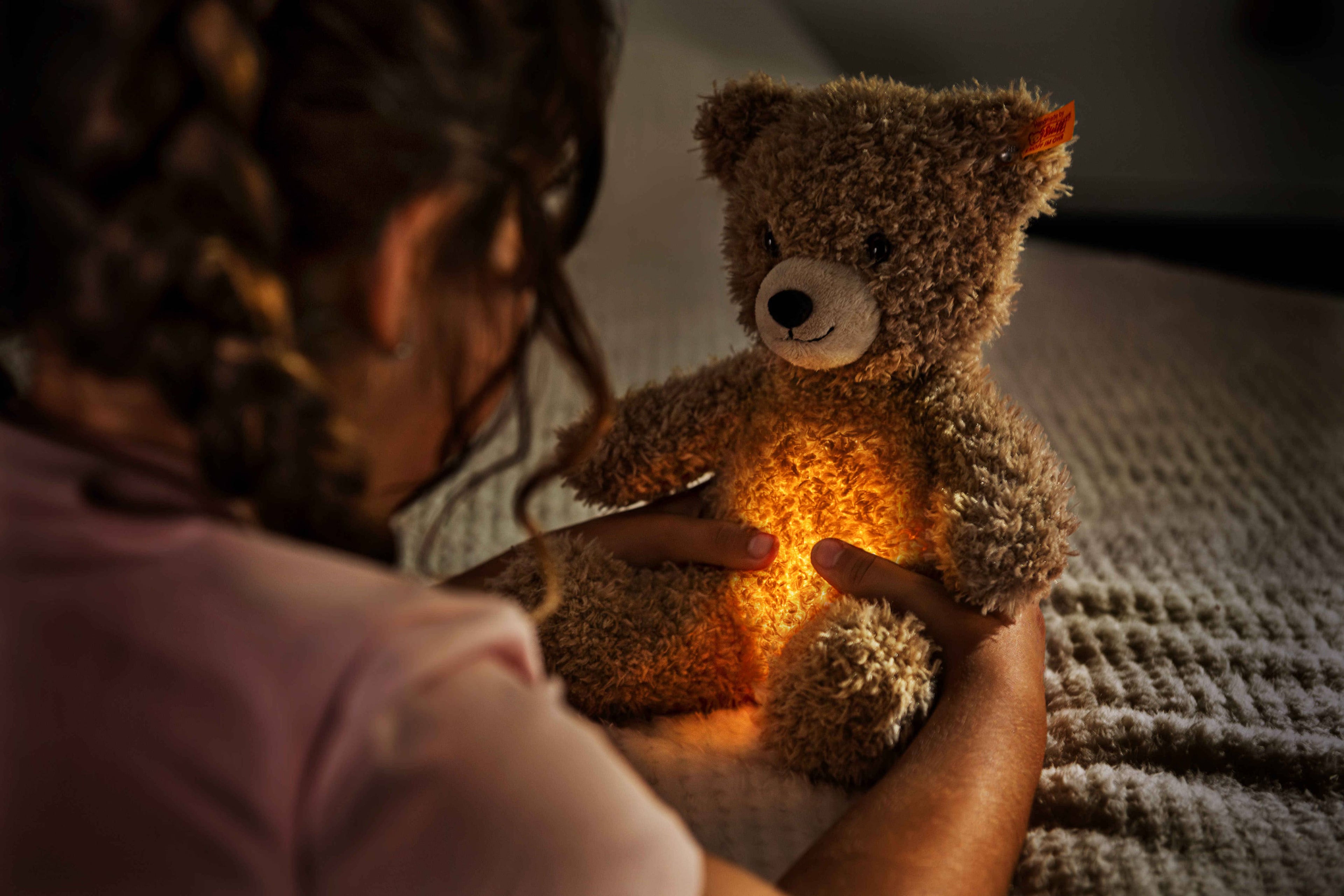 Steiff Light at Night Caspar Teddy Bear, 11 Inches