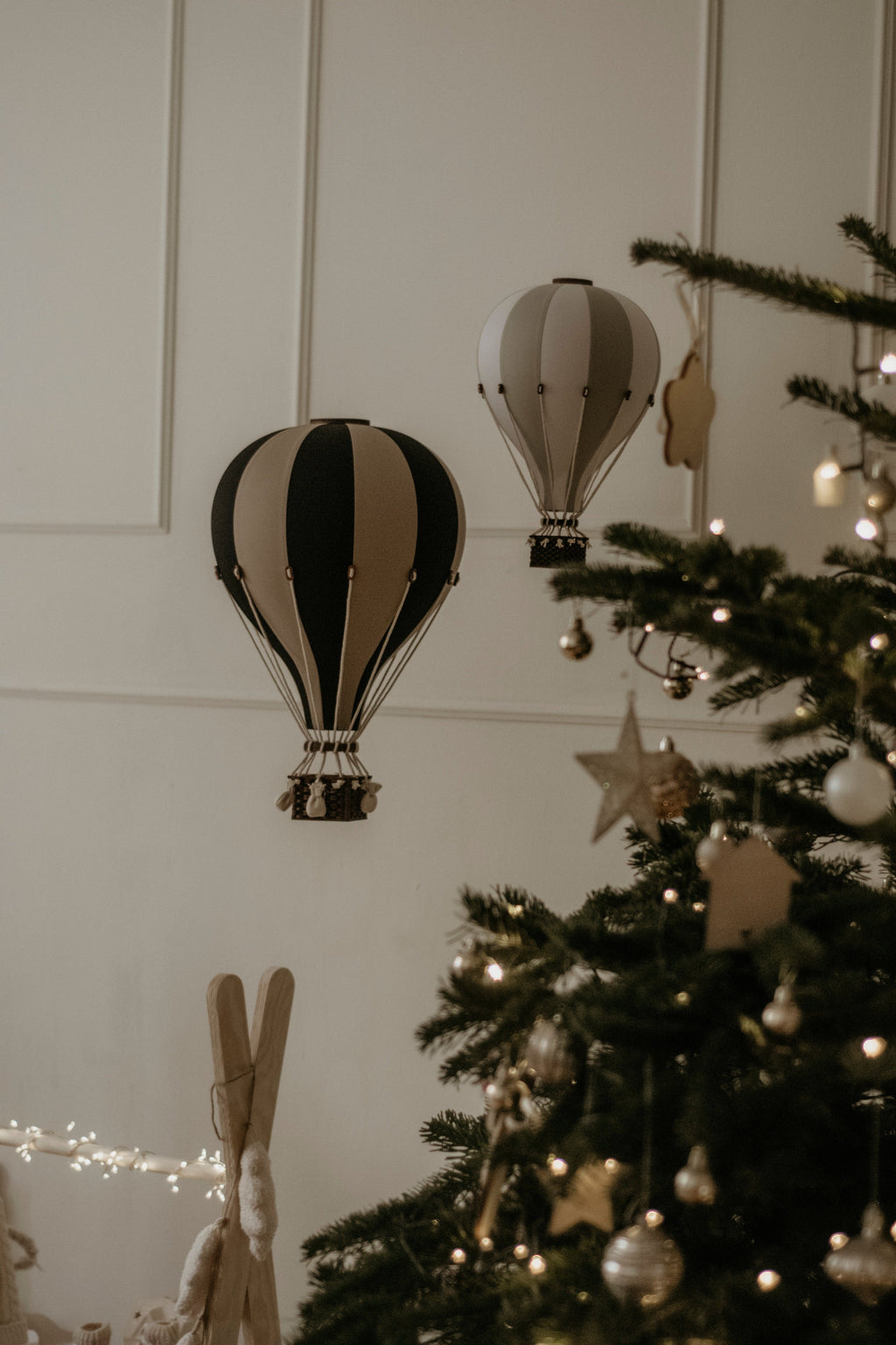 Hot Air Balloon - Black