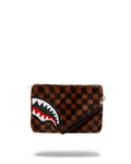 FURRR SHARKS IN PARIS CROSSOVER CLUTCH