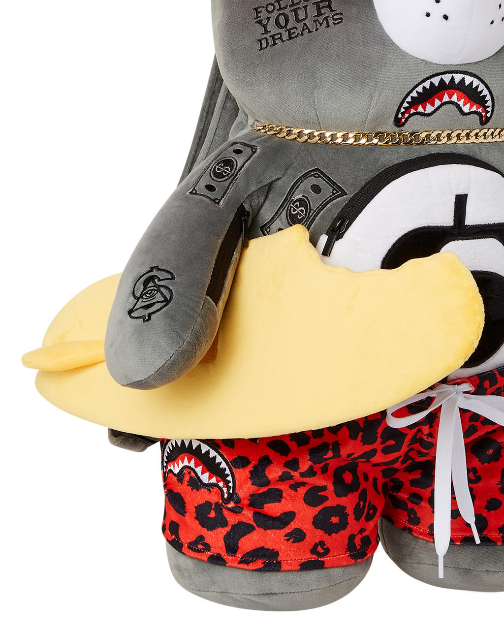 SHARK FRIENDS MONEYBEAR TEDDYBEAR BACKPACK
