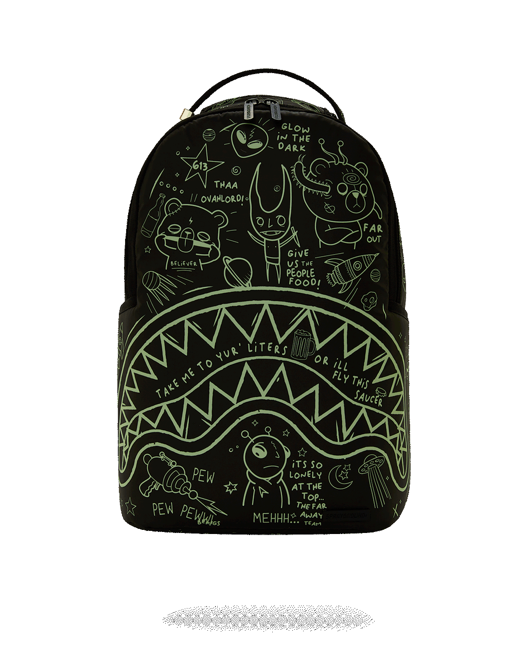GLOW THE SPACE BACKPACK (GLOW IN THE DARK EFFECT)