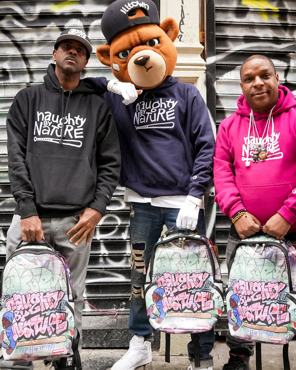 NAUGHTY BY NATURE HIP HOP HOORAY 30TH ANNIVERSARY COLLAB BACKPACK