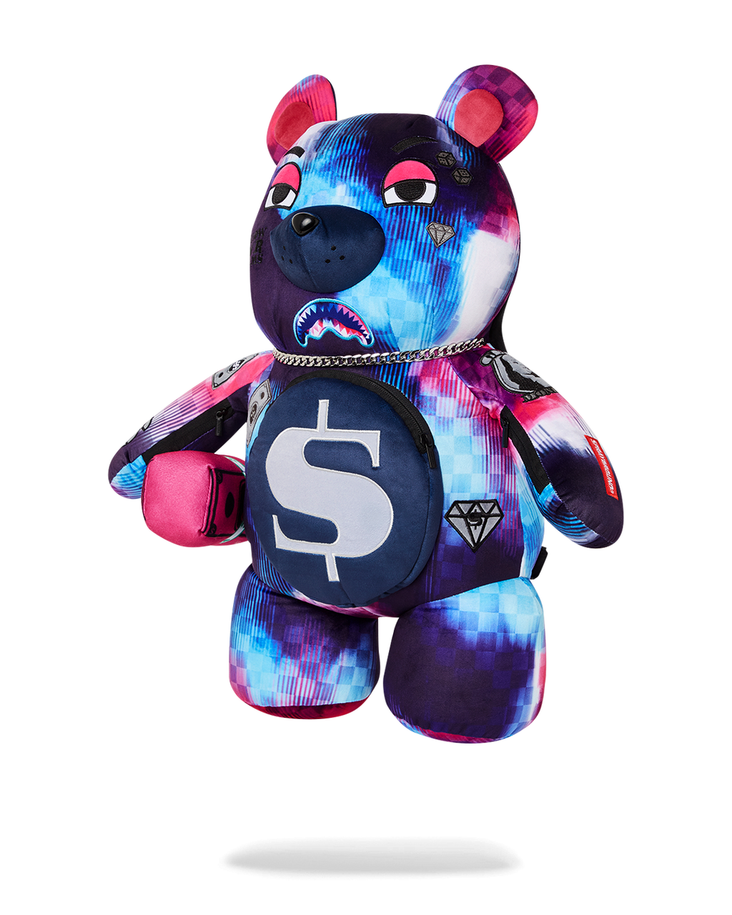 SHARKCLUB ELECTRONICA MONEYBEAR TEDDYBEAR BACKPACK