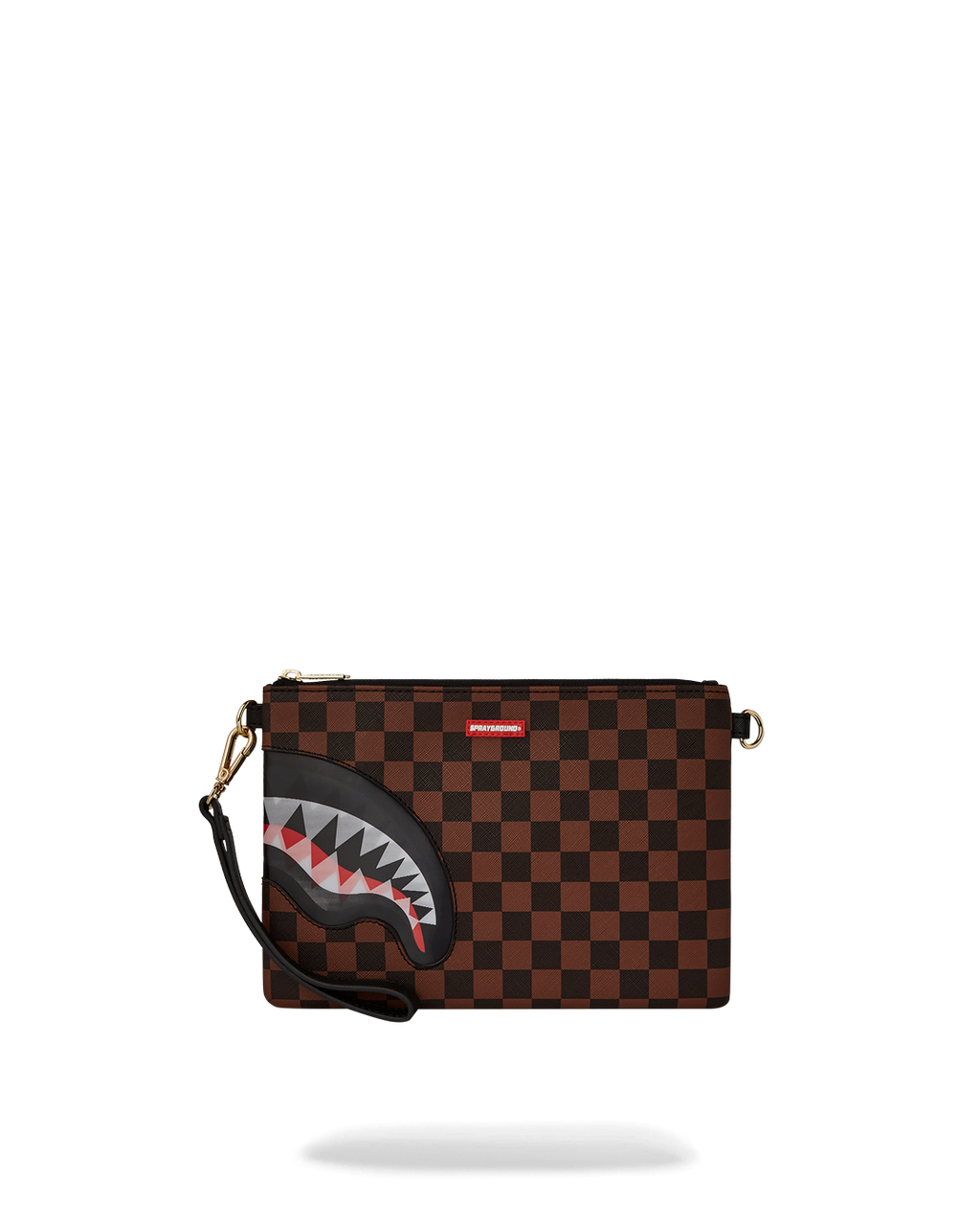LENTICULAR EFFECTS CROSSOVER CLUTCH W/ SHOULDER STRAP