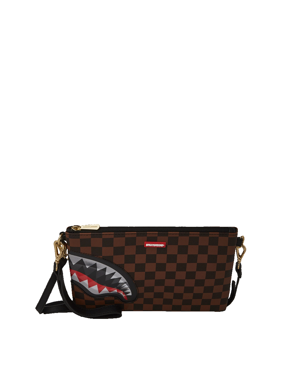 LENTICULAR EFFECTS CROSSOVER CLUTCH W/ SHOULDER STRAP