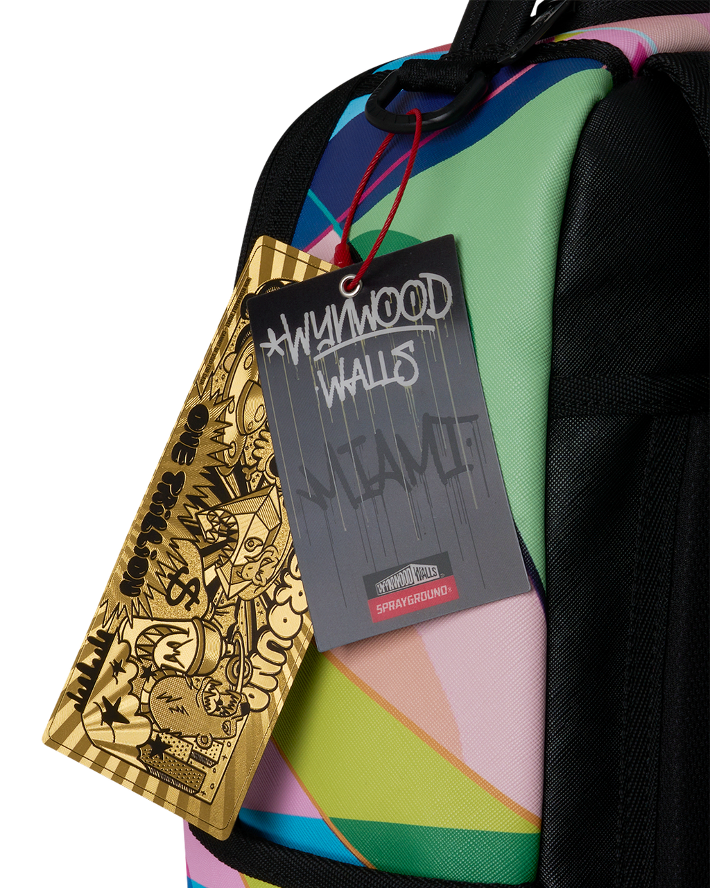 WYNWOOD WALLS COLLAB ELLE STREET ART B BALL COURT BACKPACK