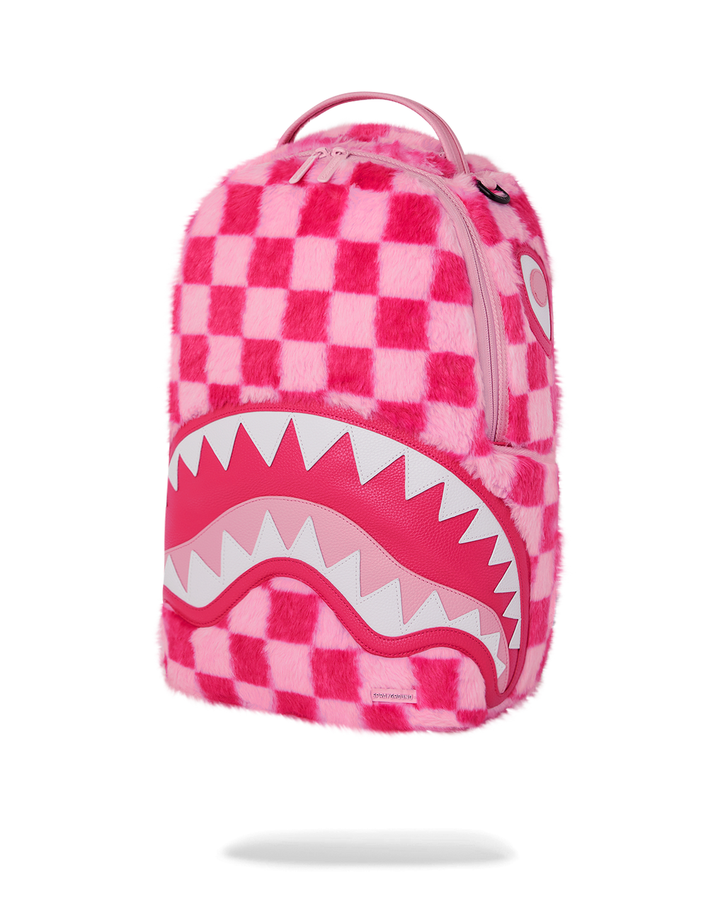 FURZILLA SHARK (PINK CHECK) BACKPACK