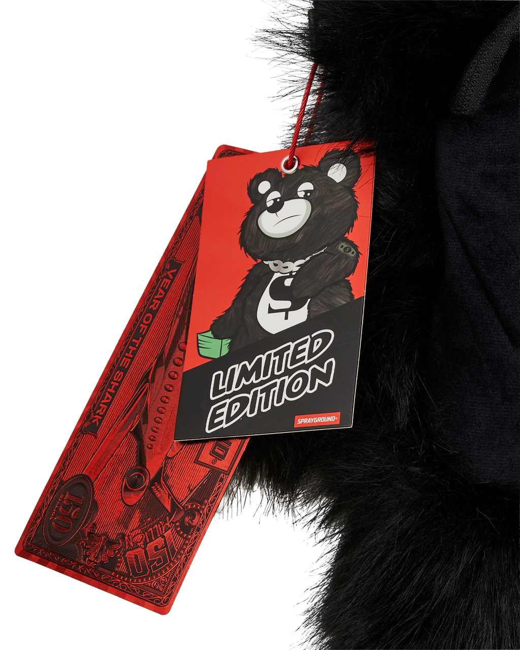 FURZILLA SHARK (NIGHT) BEAR CUB CROSSBODY