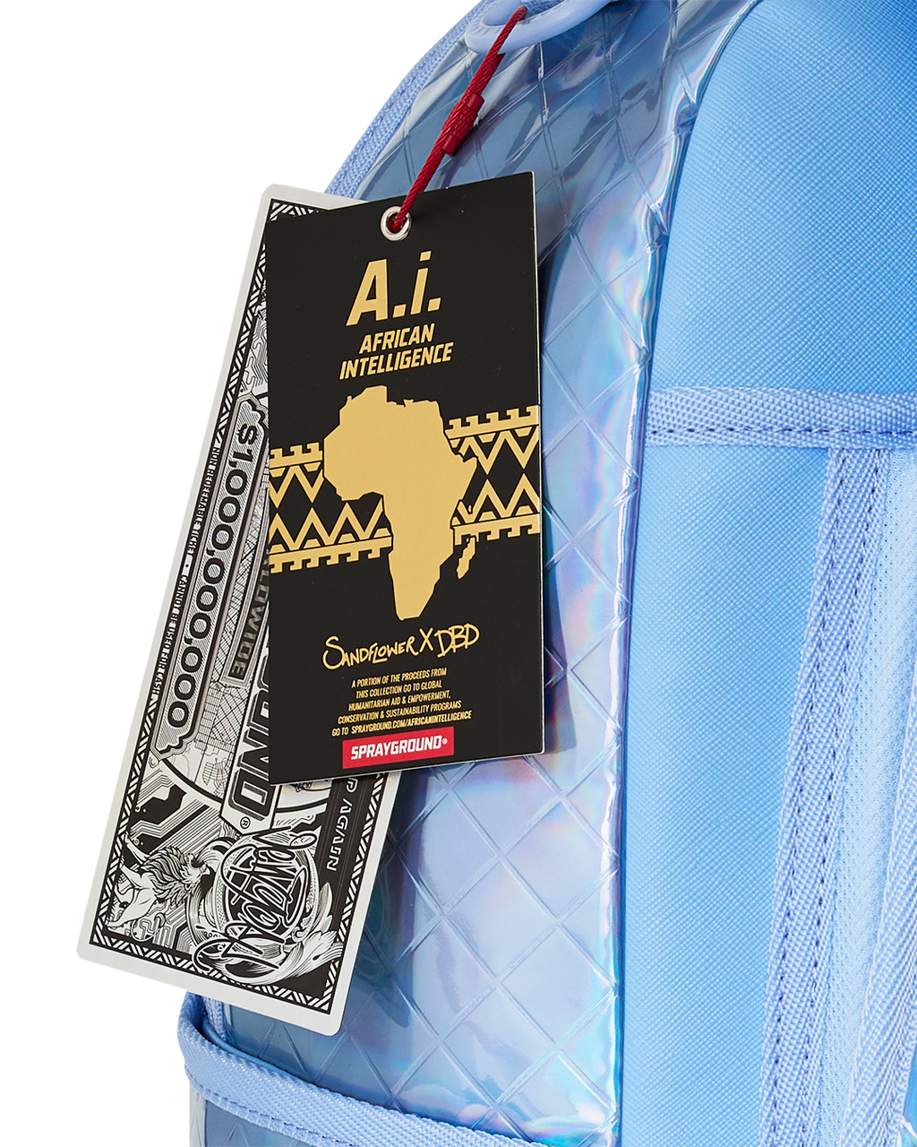 A.I. AFRICAN INTELLIGENCE THE OCEAN WITHIN BACKPACK - SANDFLOWER COLLAB