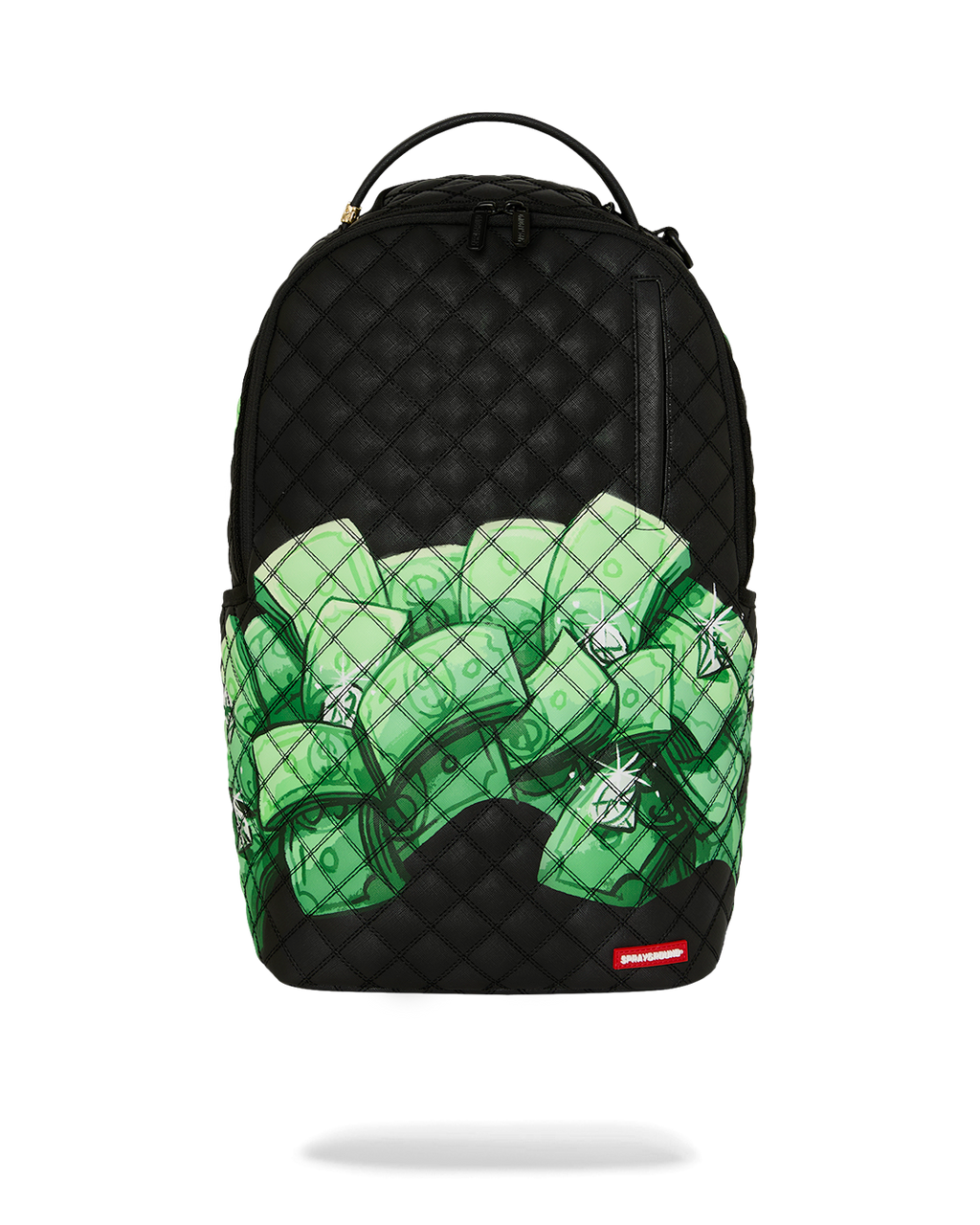 HAND-PAINTED QUILT SHARK BACKPACK