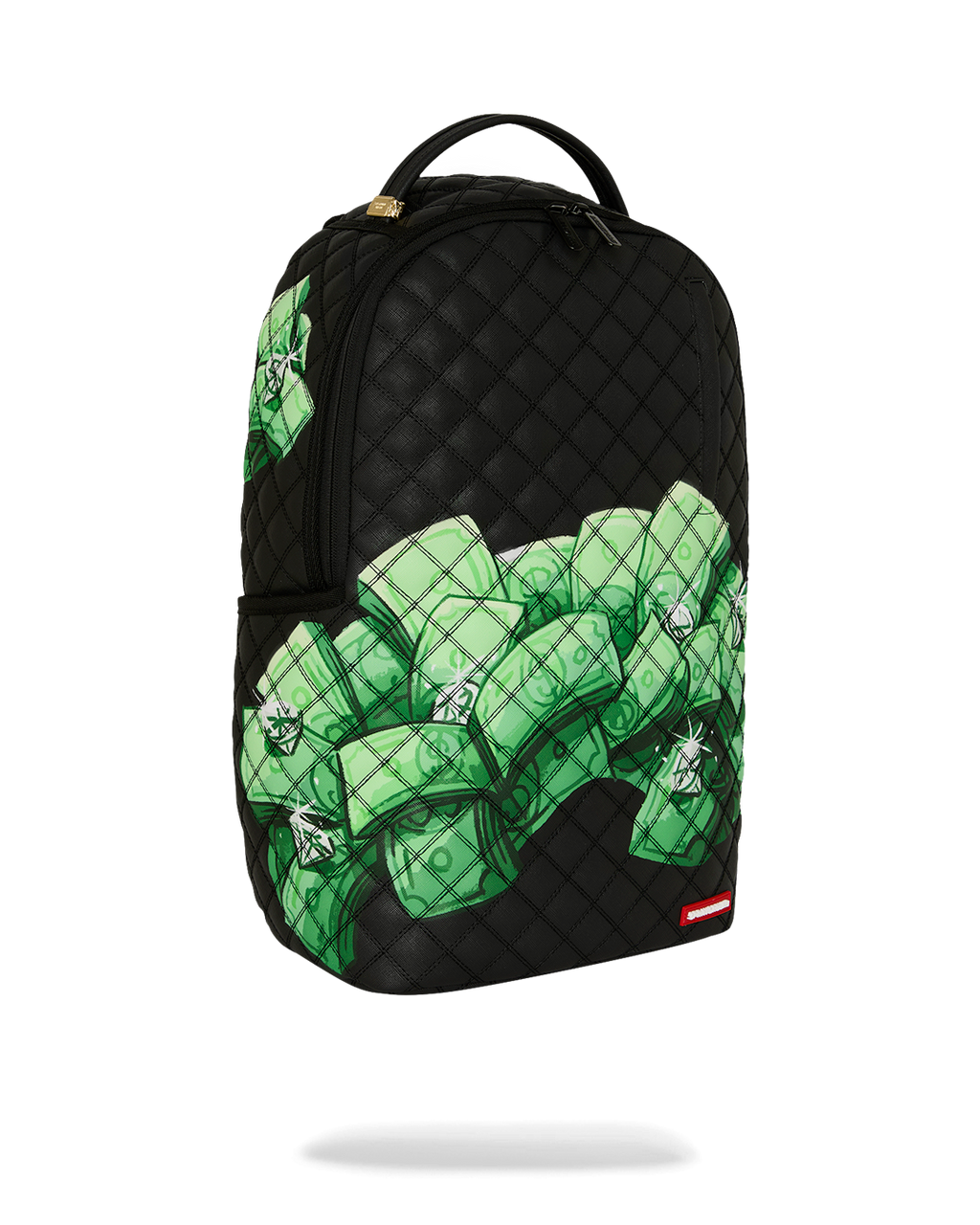 HAND-PAINTED QUILT SHARK BACKPACK