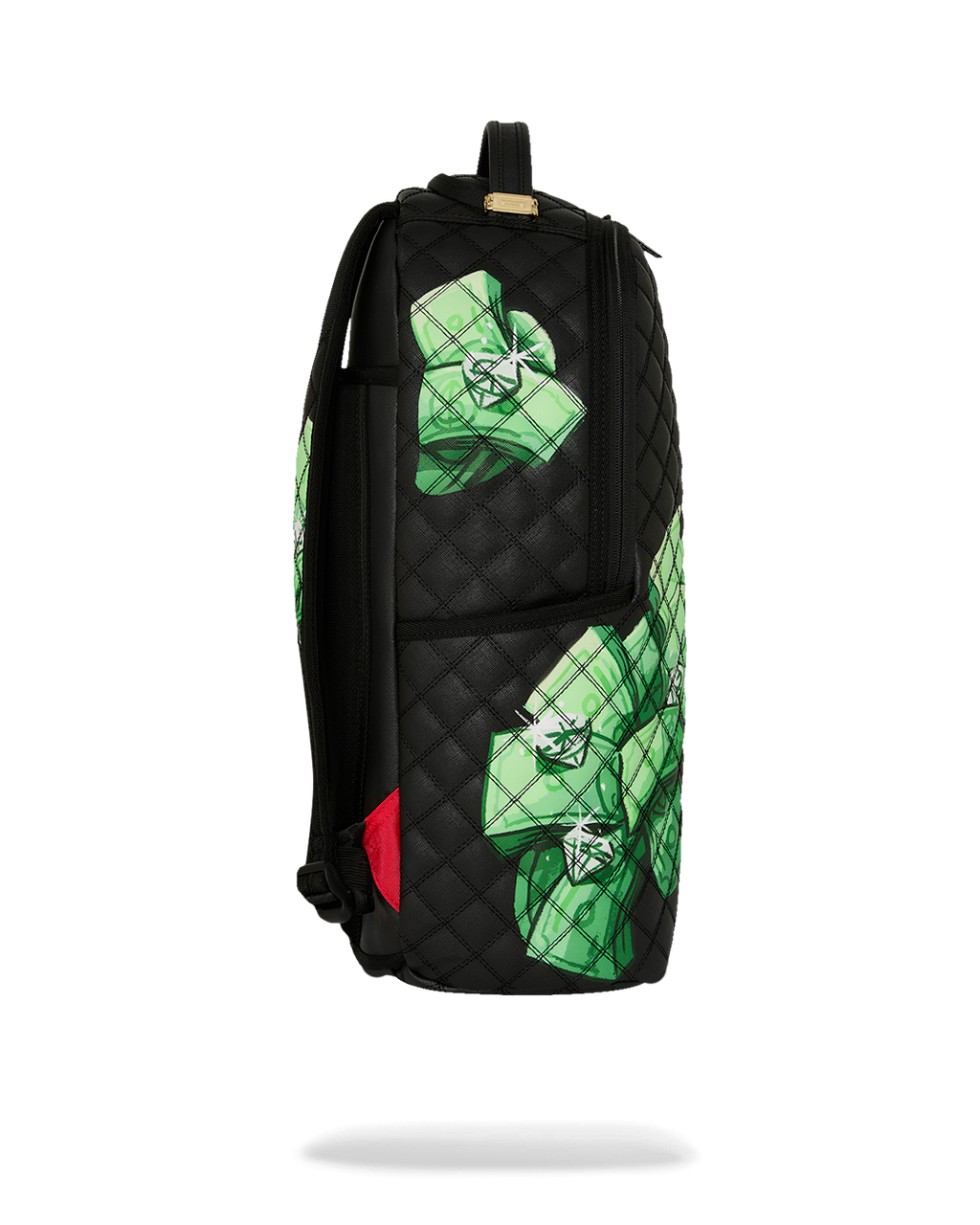 HAND-PAINTED QUILT SHARK BACKPACK
