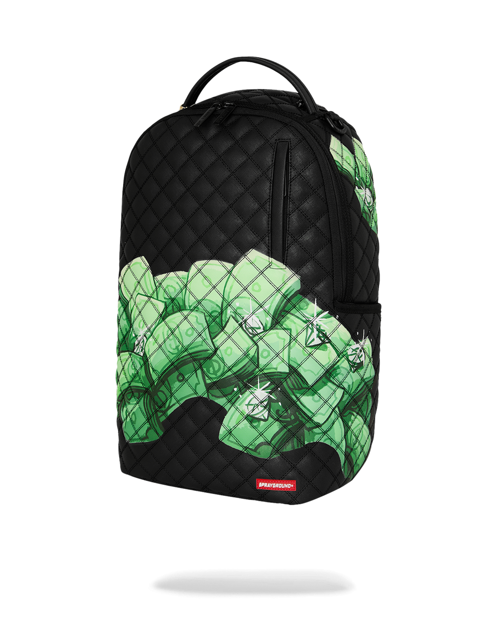 HAND-PAINTED QUILT SHARK BACKPACK