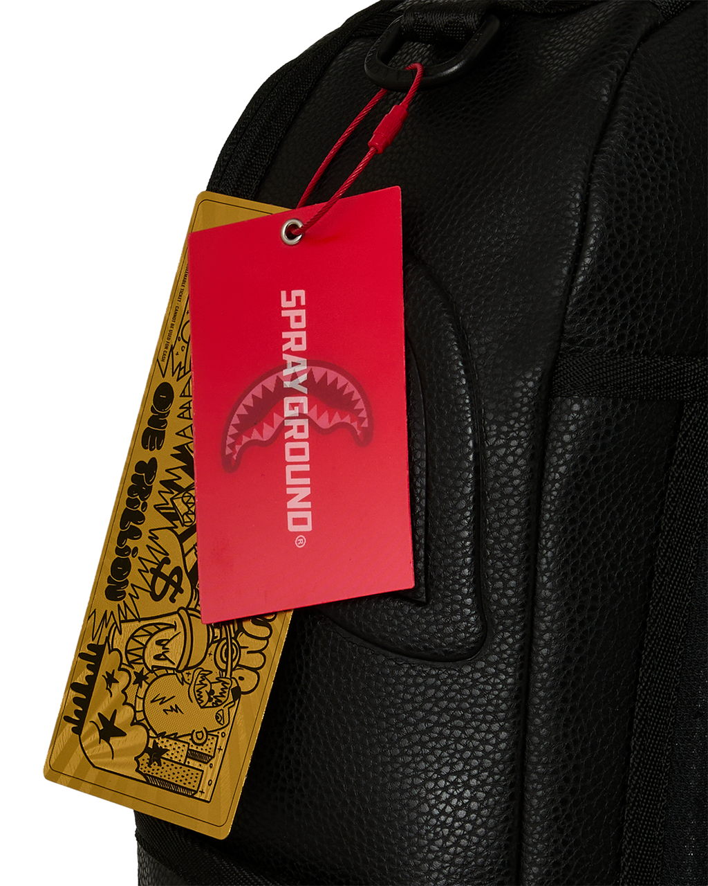 GOLDEN RESERVE METAL MONEY LOCKED HANDTAG BACKPACK