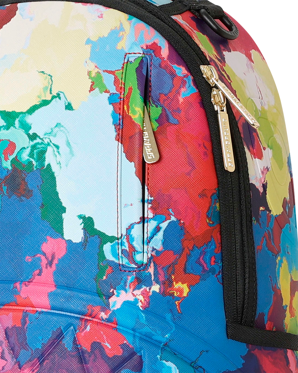 COLLABORATION HIDEKI SAIJO ABSTRACT FLOW BACKPACK