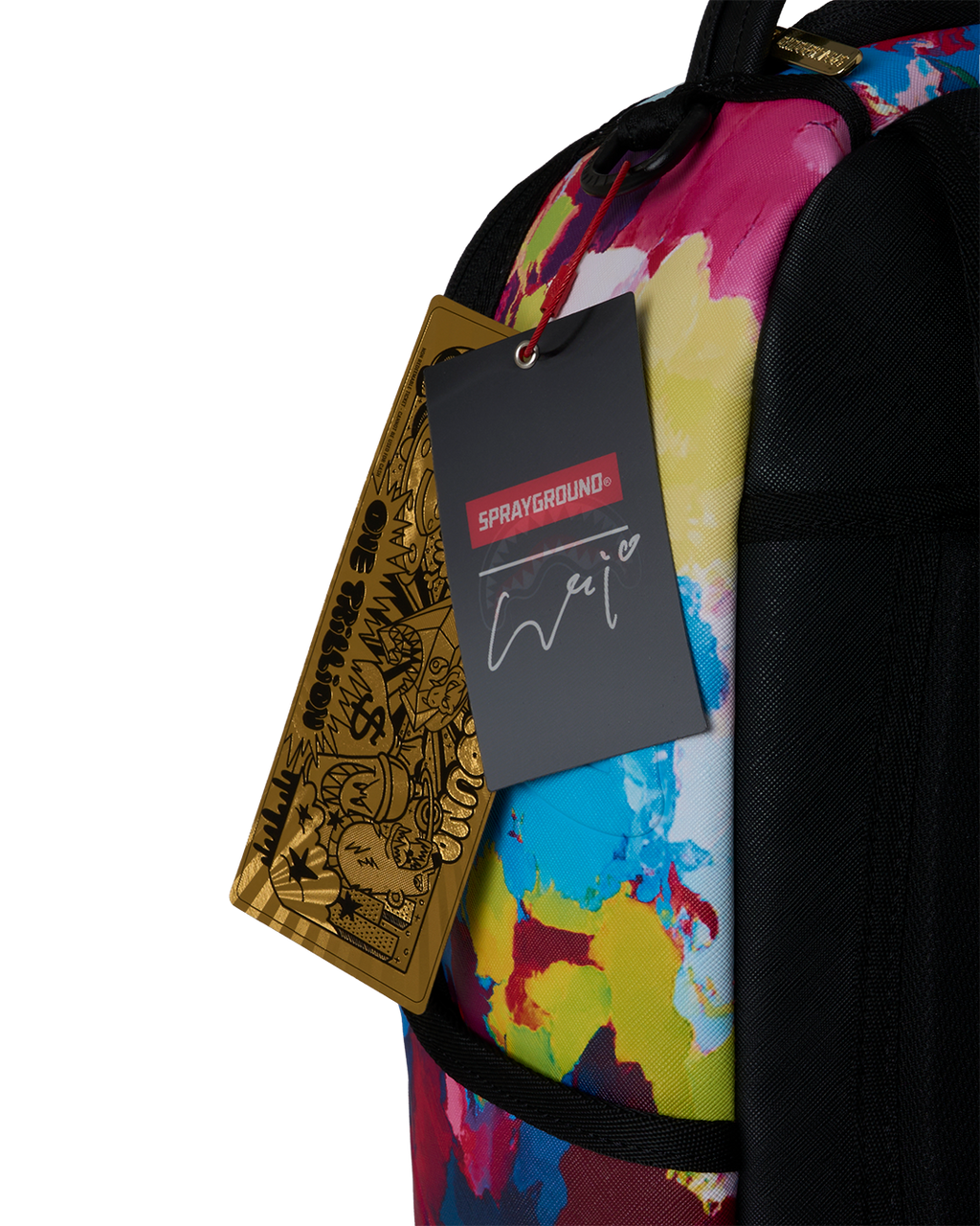 COLLABORATION HIDEKI SAIJO ABSTRACT FLOW BACKPACK