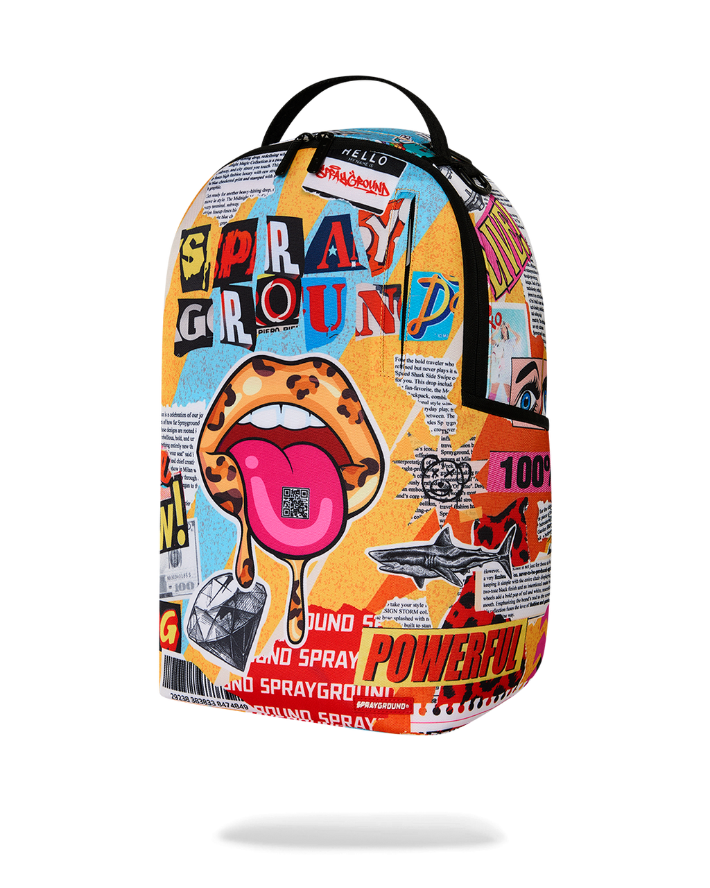 COLLAGE OF FUN BACKPACK