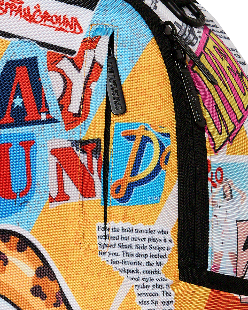 COLLAGE OF FUN BACKPACK