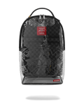 CLEAR DLX BACKPACK - CHECKED OUT (GRAY BLK CHECK)