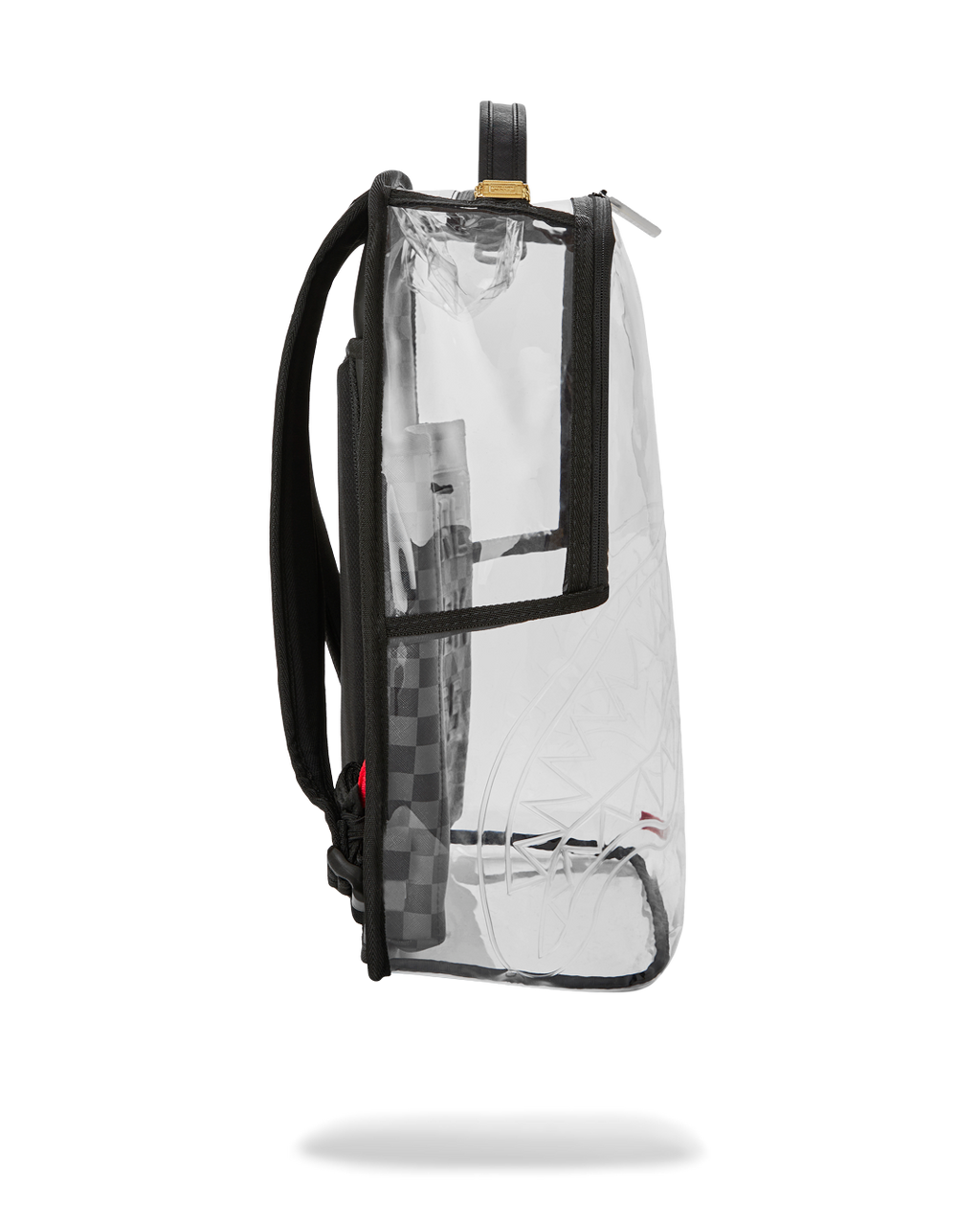 CLEAR DLX BACKPACK - CHECKED OUT (GRAY BLK CHECK)