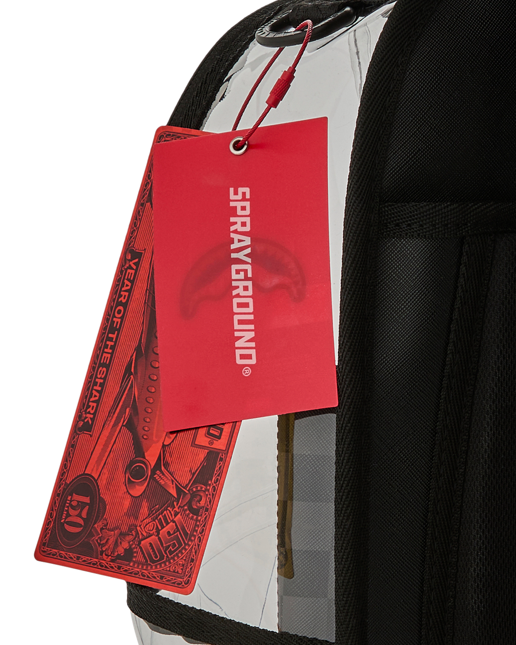 CLEAR DLX BACKPACK - CHECKED OUT (GRAY BLK CHECK)