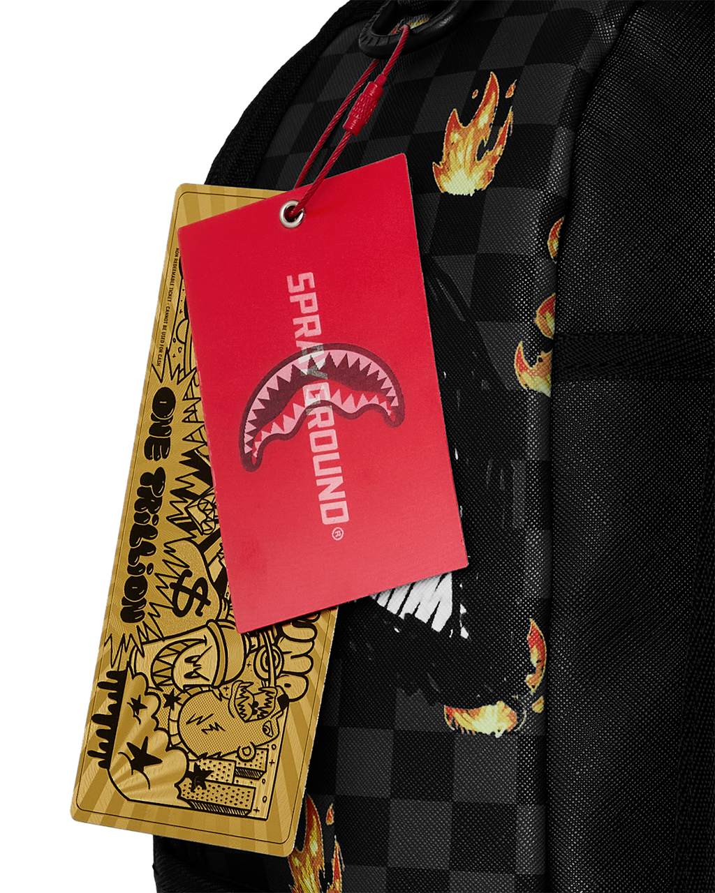 SUPER HOT FIRE SHARKS IN PARIS BACKPACK