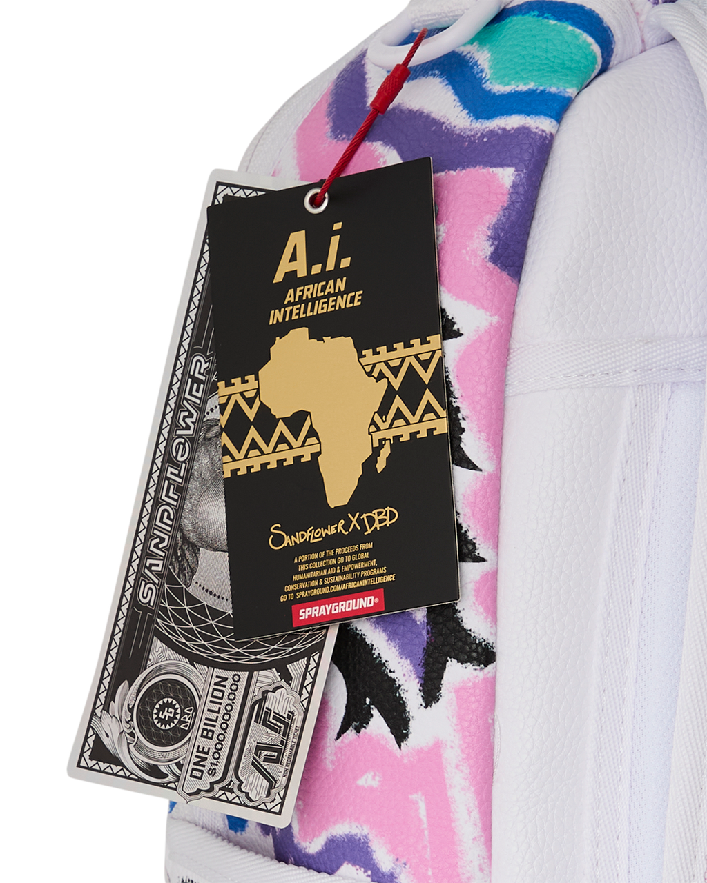 A.I. AFRICAN INTELLIGENCE MOTIVATED MOTION BACKPACK - SANDFLOWER COLLAB